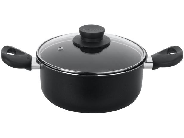 Caçarola Multiflon Antiaderente 6,3L 26cm - 1.4mm com Tampa Gourmet 53226 Menor preço em Caçarola Multiflon Antiaderente 6,3L 26cm - 1.4mm com Tampa Gourmet 53226