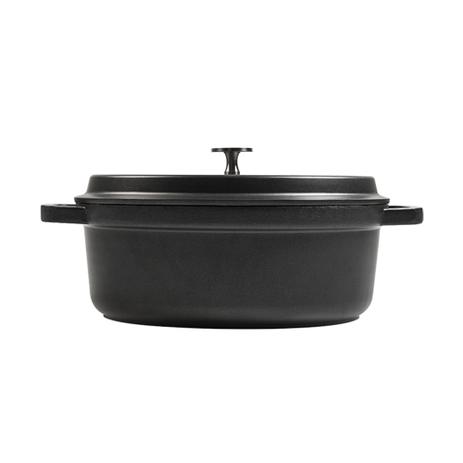 Caçarola oval cetampa Brinox 3,2 litros preta Menor preço em Caçarola oval cetampa Brinox 3,2 litros preta