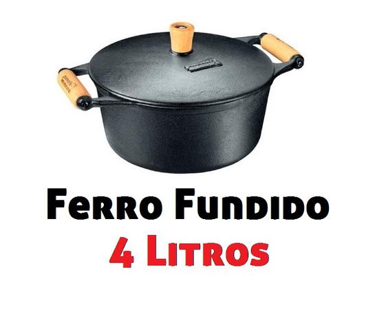 Caçarola / Panela De Ferro Fundido C/ Alça Madeira 4 Litros 250 Fumil é ruim? Caçarola / Panela De Ferro Fundido C/ Alça Madeira 4 Litros 250 Fumil é boa?