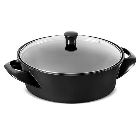Caçarola Panela Wok 3L Ceraflame 11cmx34cmx43cm Preto Menor preço em Caçarola Panela Wok 3L Ceraflame 11cmx34cmx43cm Preto