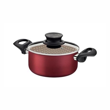 Caçarola Paris Alumínio Vermelho 16cm 1,5 Litros Tramontina Menor preço em Caçarola Paris Alumínio Vermelho 16cm 1,5 Litros Tramontina