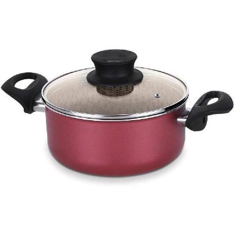 Caçarola Paris Vermelho Aluminio 20CM Tramontina 20598/711 Menor preço em Caçarola Paris Vermelho Aluminio 20CM Tramontina 20598/711