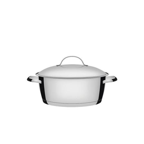 Caçarola Rasa Allegra de Aço Inox com 2 Alças 24cm - Tramontina Menor preço em Caçarola Rasa Allegra de Aço Inox com 2 Alças 24cm - Tramontina