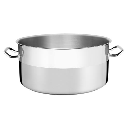 Caçarola Rasa em Aço Inox com Alças Sem Tampa Professional Tramontina - 40 Cm / 23 Lt Menor preço em Caçarola Rasa em Aço Inox com Alças Sem Tampa Professional Tramontina - 40 Cm / 23 Lt
