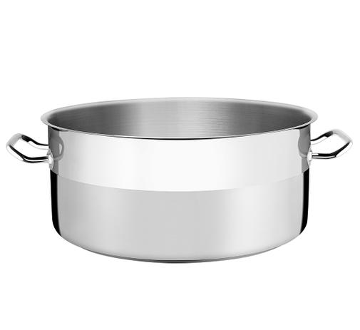 Caçarola Rasa em Aço Inox com Alças Sem Tampa Professional Tramontina - 45 Cm / 35 Lt Menor preço em Caçarola Rasa em Aço Inox com Alças Sem Tampa Professional Tramontina - 45 Cm / 35 Lt