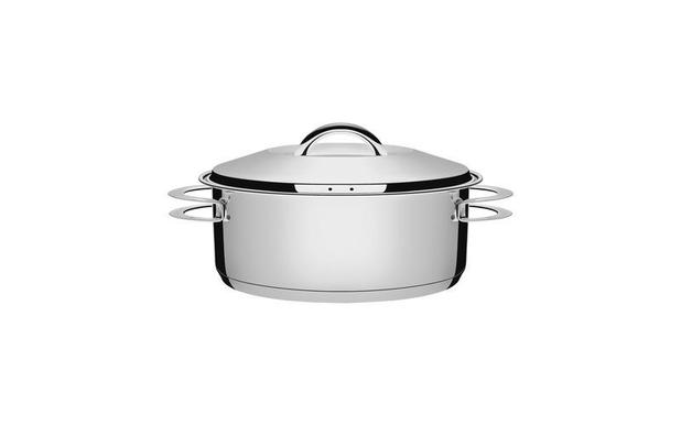 Caçarola Rasa em Aço Inox Fundo Triplo Com Tampa Tramontina Solar 28 cm 7,10 Litros 62503/281 Menor preço em Caçarola Rasa em Aço Inox Fundo Triplo Com Tampa Tramontina Solar 28 cm 7,10 Litros 62503/281