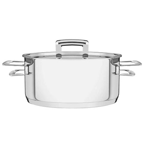 Caçarola Rasa Inox Tramontina Brava Rasa Aço Inox 20cm 2,9 Litros Menor preço em Caçarola Rasa Inox Tramontina Brava Rasa Aço Inox 20cm 2,9 Litros