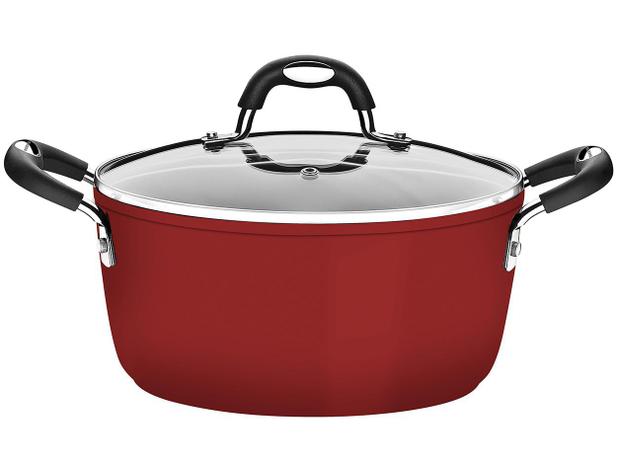 Caçarola Tramontina Antiaderente 22cm com Tampa - Mônaco 20860/722 Menor preço em Caçarola Tramontina Antiaderente 22cm com Tampa - Mônaco 20860/722