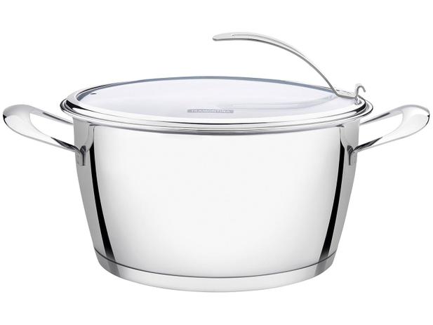Caçarola Tramontina Inox 3,1L 20cm com Tampa - Ventura Funda Menor preço em Caçarola Tramontina Inox 3,1L 20cm com Tampa - Ventura Funda