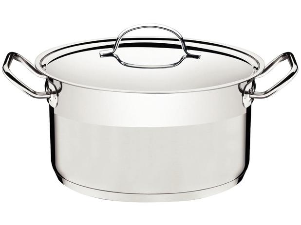 Caçarola Tramontina Inox 8,46L com Tampa - Professional 62624/281 Menor preço em Caçarola Tramontina Inox 8,46L com Tampa - Professional 62624/281