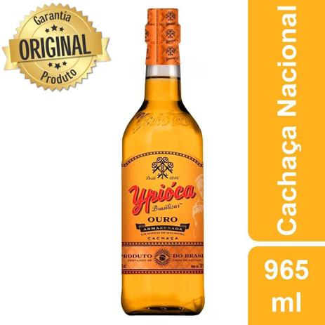 Cachaça Brasilizar Ouro Garrafa 965ml - Ypióca Menor preço em Cachaça Brasilizar Ouro Garrafa 965ml - Ypióca