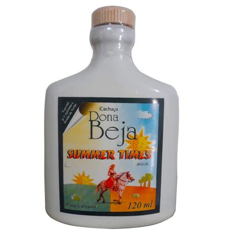 Cachaça Dona Beja Summer Times louça 120ml Menor preço em Cachaça Dona Beja Summer Times louça 120ml
