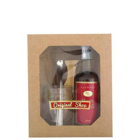 Cachaça Morro Vermelho Kit Papel Kraft 275ml Menor preço em Cachaça Morro Vermelho Kit Papel Kraft 275ml