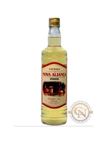 Cachaça Nova Aliança Bálsamo Ouro 670ml - Fabricante padrao Menor preço em Cachaça Nova Aliança Bálsamo Ouro 670ml - Fabricante padrao