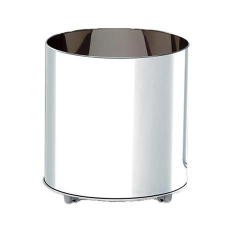 Cachepot Inox com Rodízios - Decorline Lixeiras - 35 cm - Brinox Menor preço em Cachepot Inox com Rodízios - Decorline Lixeiras - 35 cm - Brinox