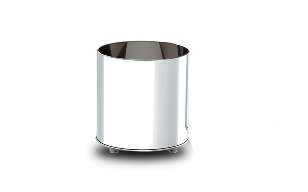 Cachepot Inox com Rodízios Ø 40 Brinox Menor preço em Cachepot Inox com Rodízios Ø 40 Brinox