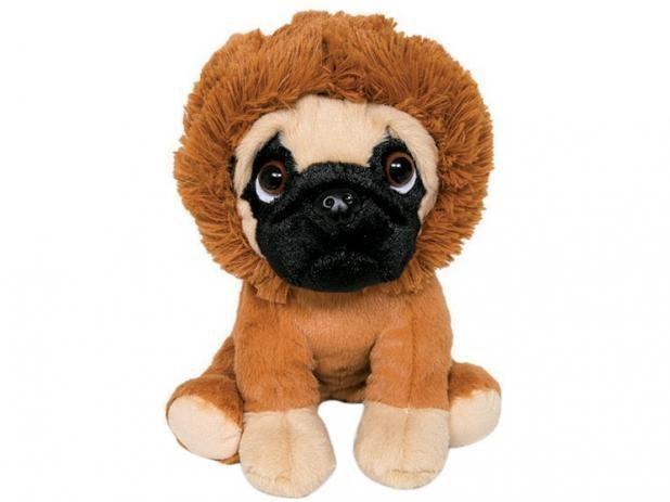 Cachorro De Pelúcia Pug Leãozinho - 6150 Buba Menor preço em Cachorro De Pelúcia Pug Leãozinho - 6150 Buba