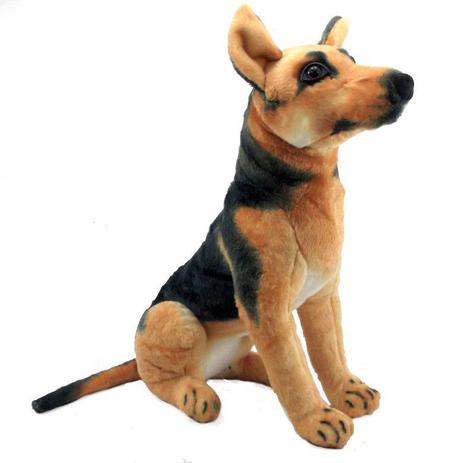 Menor preço em Cachorro Pelúcia 45 cm Pastor Alemão - Fizzy Toys