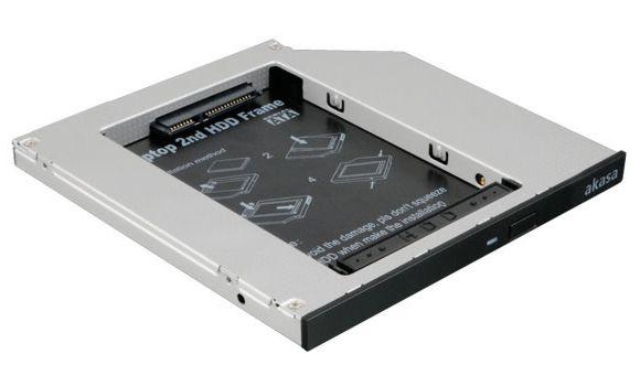 Caddy Akasa N.Stor S9 - Converte baia de gravador de laptop SATA para HD/SSD de 2.5 - AK-OA2SSA-03 é boa?