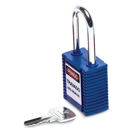Cadeado Brady Express Azul Corpo em Plástico 77556 Menor preço em Cadeado Brady Express Azul Corpo em Plástico 77556