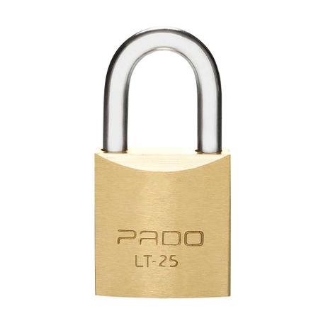 Cadeado com chave 25mm E-25 haste pequena bronze Pado Menor preço em Cadeado com chave 25mm E-25 haste pequena bronze Pado