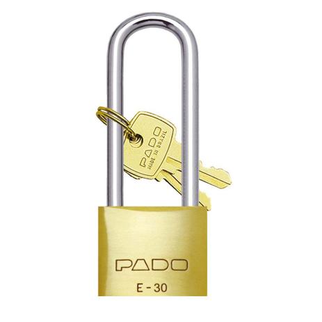 Cadeado com chave E-30 haste 30mm bronze Pado Menor preço em Cadeado com chave E-30 haste 30mm bronze Pado