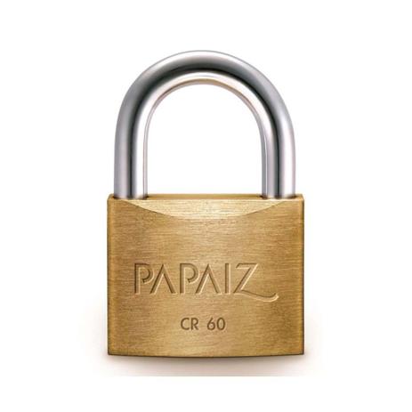 Cadeado com chave SM CR 60mm Papaiz Menor preço em Cadeado com chave SM CR 60mm Papaiz