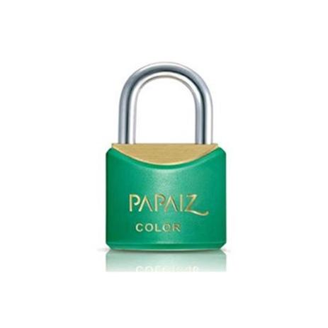 Cadeado em Latão Color Line 20mm Verde - Papaiz Menor preço em Cadeado em Latão Color Line 20mm Verde - Papaiz
