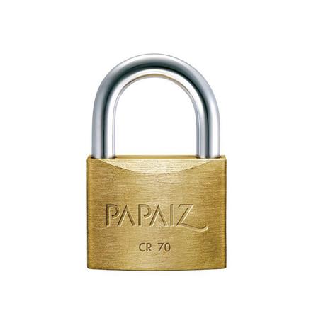 Cadeado em Latão de 70mm com 2 Chaves Linha Clássica Papaiz Menor preço em Cadeado em Latão de 70mm com 2 Chaves Linha Clássica Papaiz