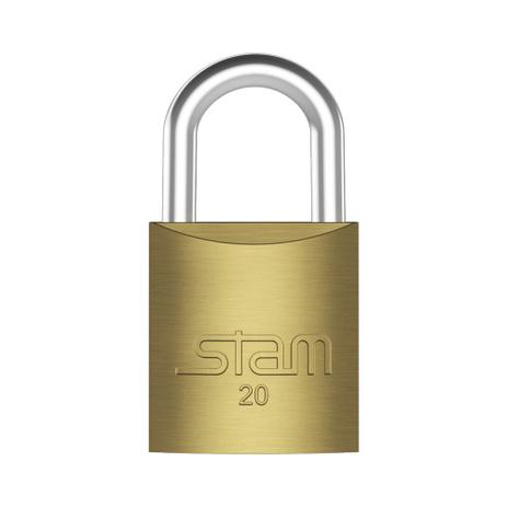 Cadeado Latão 20mm Stam Menor preço em Cadeado Latão 20mm Stam
