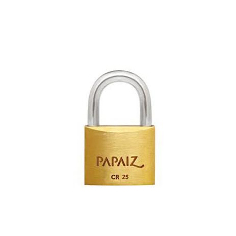 Cadeado latão 25mm Papaiz Menor preço em Cadeado latão 25mm Papaiz