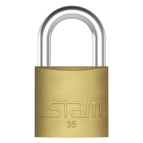 Cadeado Latão 35mm Stam Menor preço em Cadeado Latão 35mm Stam