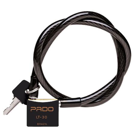 CADEADO LATÃO BIKE SM-LT30/600 PRETO Pado Menor preço em CADEADO LATÃO BIKE SM-LT30/600 PRETO Pado