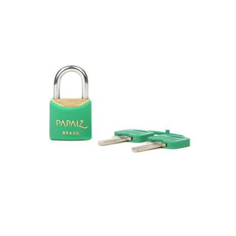Cadeado Latão Cr25sm Verde Color Line - Papaiz Menor preço em Cadeado Latão Cr25sm Verde Color Line - Papaiz