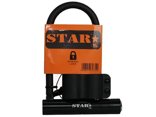 Cadeado P/ bicicleta Tipo U - STAR - Reforçado Menor preço em Cadeado P/ bicicleta Tipo U - STAR - Reforçado