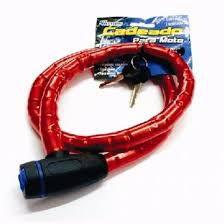 Cadeado P/ Moto 1m X 18mm Western Menor preço em Cadeado P/ Moto 1m X 18mm Western