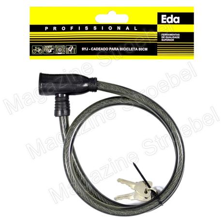 Cadeado para Bicicleta 80cm EDA 9YJ Menor preço em Cadeado para Bicicleta 80cm EDA 9YJ