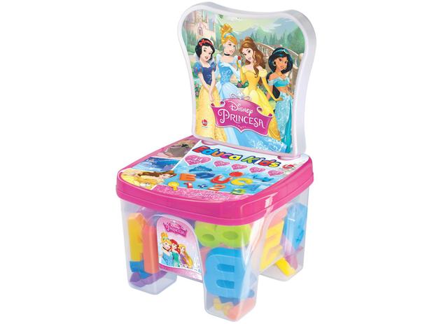Cadeira Baú Educa Kids Princesas com Acessórios - Líder Brinquedos