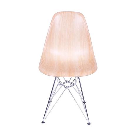 Cadeira Charles Eames Eiffel Polipropileno com Base Metal - Amadeirado - Tommy Design Menor preço em Cadeira Charles Eames Eiffel Polipropileno com Base Metal - Amadeirado - Tommy Design