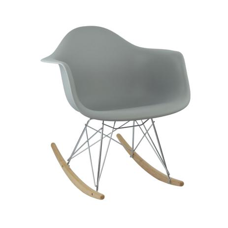 Cadeira Cinza Claro Charles Eames Balanco Dar em PP - Moveis mgm Menor preço em Cadeira Cinza Claro Charles Eames Balanco Dar em PP - Moveis mgm
