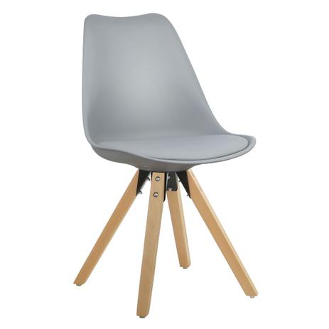 Cadeira Cinza Claro Charles Eames Modern Soft em PP - Moveis Mgm Menor preço em Cadeira Cinza Claro Charles Eames Modern Soft em PP - Moveis Mgm