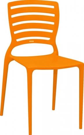 Cadeira com Encosto Vazado SOFIA SUMMA Laranja - Tramontina Menor preço em Cadeira com Encosto Vazado SOFIA SUMMA Laranja - Tramontina