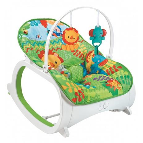 Cadeira de Balanço Infantil Musical Safari Verde - Color Baby Menor preço em Cadeira de Balanço Infantil Musical Safari Verde - Color Baby