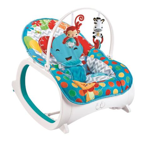 Cadeira De Descanso Safari Infantil Musical Com Móbiles - Azul - Color baby Menor preço em Cadeira De Descanso Safari Infantil Musical Com Móbiles - Azul - Color baby