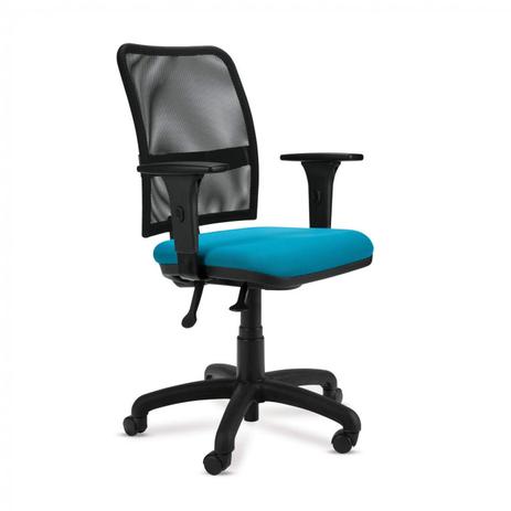 Cadeira de Escritório Giratória Altura Reclinável Flexi Cercatto Azul Menor preço em Cadeira de Escritório Giratória Altura Reclinável Flexi Cercatto Azul