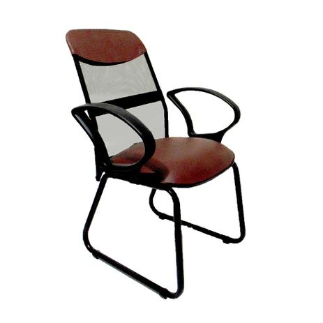 Cadeira de Escritório Interlocutor Costaneira Fixa Marrom - Furniture é boa?