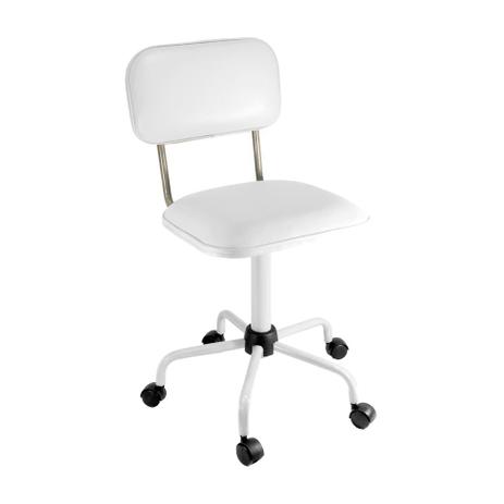 Cadeira de Escritório Secretária Color Fixa Corano Prata e Branco - Mobly é boa?