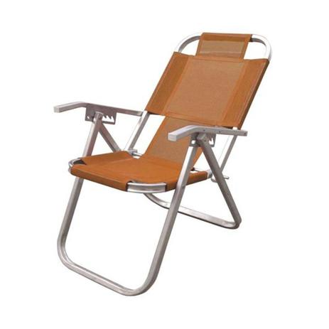 Cadeira de Praia Botafogo Reclinável Grand Ipanema Extra Alta - Laranja é boa?