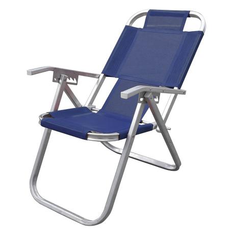 Cadeira de praia grand ipanema reclinável - azul royal - botafogo é boa?
