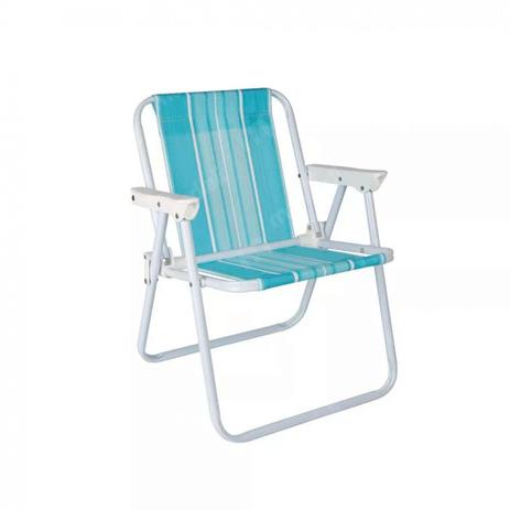Cadeira de Praia Infantil em Aco Alta Suporta Ate 30 Kg Azul Turquesa  Mor é boa?
